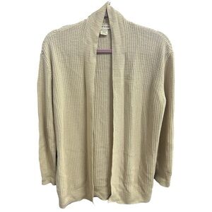 Club Monaco Women’s Cream Knit Open‎ Front Cardigan  Sz XS
